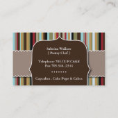 Aangepast Visitekaartje voor bakkerij (Achterkant)