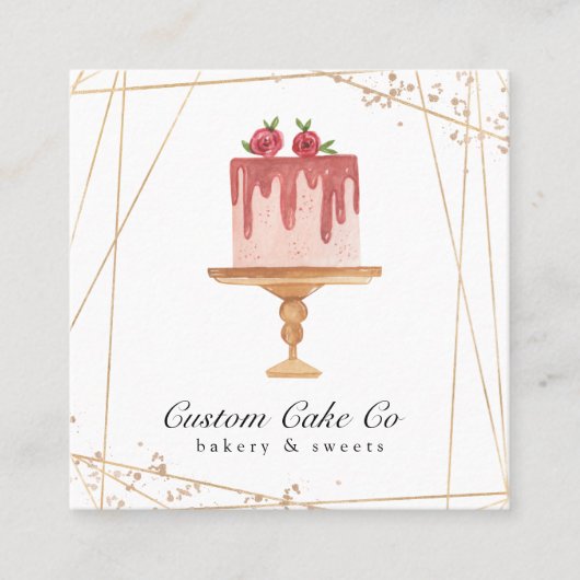 Aangepast Visitekaartje voor bakkerij (Voorkant)