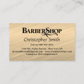 Aangepast Visitekaartje voor Barberwinkel (Achterkant)