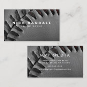 Aangepast Visitekaartje voor Baseball Black (Voorkant / Achterkant)