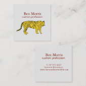 Aangepast Visitekaartje voor Bengaals-tijger (Voorkant / Achterkant)