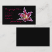 Aangepast visitekaartje voor bloemist