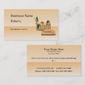 Aangepast Visitekaartje voor Brood Bakkerij (Voorkant / Achterkant)