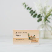 Aangepast Visitekaartje voor Brood Bakkerij (Staand voorkant)