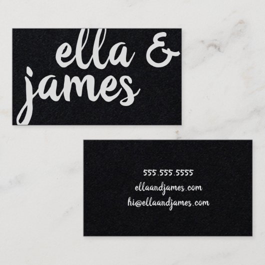 Aangepast Visitekaartje voor Curvy en Vold Minimal (Voorkant / Achterkant)