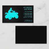 Aangepast visitekaartje voor de reparatie van ATV- (Voorkant / Achterkant)