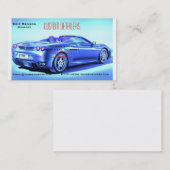 Aangepast Visitekaartje voor details (Voorkant / Achterkant)