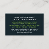 Aangepast Visitekaartje voor Eigen zorg en landsch (Achterkant)