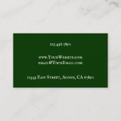 Aangepast Visitekaartje voor  eikenstructuur (Achterkant)