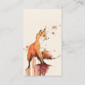 Aangepast Visitekaartje voor Fox Computer Solution (Achterkant)