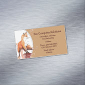 Aangepast Visitekaartje voor Fox Computer Solution Magnetisch Visitekaartje (Voorbeeld)