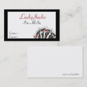 Aangepast visitekaartje voor gamers (Voorkant / Achterkant)