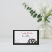 Aangepast visitekaartje voor gamers (Staand voorkant)