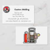 Aangepast Visitekaartje voor het aanbrengen van la (Voorkant / Achterkant)