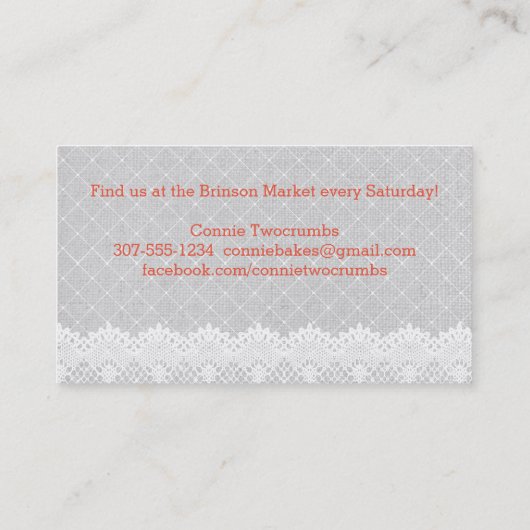 Aangepast visitekaartje voor het rollen van kleure (Achterkant)