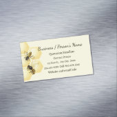 Aangepast Visitekaartje voor honingbijen Magnetisch Visitekaartje (Voorbeeld)