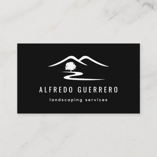 Aangepast Visitekaartje voor kleurentradenlandscha (Voorkant)