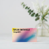 Aangepast Visitekaartje voor kleurenverschuiving (Staand voorkant)