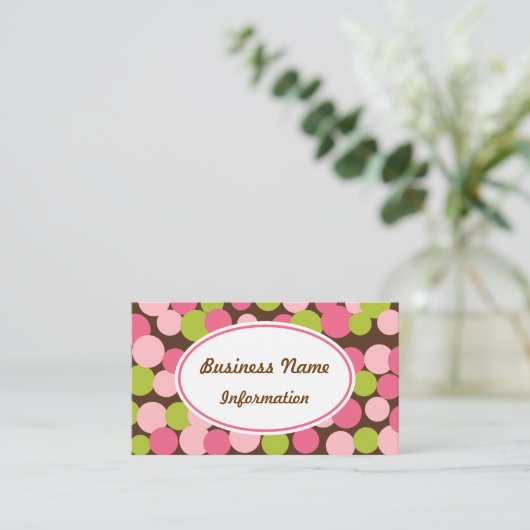 Aangepast Visitekaartje voor Limoen (Staand voorkant)