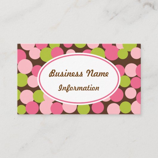 Aangepast Visitekaartje voor  Limoen (Voorkant)