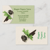 Aangepast Visitekaartje voor Magpie Organic Boerde (Voorkant / Achterkant)