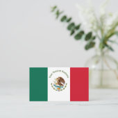 Aangepast Visitekaartje voor Mexicaanse vlag (Staand voorkant)