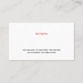 Aangepast Visitekaartje voor Mexicaanse vlag (Achterkant)