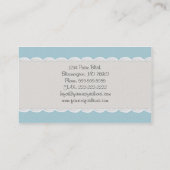 Aangepast Visitekaartje voor naaien (Achterkant)