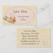 Aangepast Visitekaartje voor naaien (Voorkant / Achterkant)