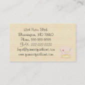 Aangepast Visitekaartje voor naaien (Achterkant)