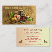 Aangepast Visitekaartje voor naaien (Voorkant / Achterkant)