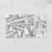 Aangepast Visitekaartje voor onbewerkte ijzererts (Achterkant)