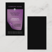 Aangepast visitekaartje voor Paarse bijlage (Voorkant / Achterkant)