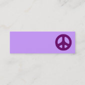 Aangepast Visitekaartje voor Paarse vredessignalis (Achterkant)