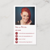 Aangepast Visitekaartje voor professionele lak Klantenkaartje (Voorkant)