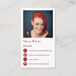 Aangepast Visitekaartje voor professionele lak Klantenkaartje