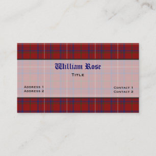 Aangepast Visitekaartje voor rood, wit en blauw Ro