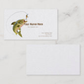 Aangepast Visitekaartje voor snoepvis (Voorkant / Achterkant)