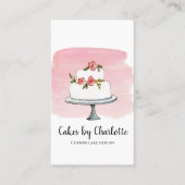 Aangepast Visitekaartje voor taart voor bruiloft (Voorkant)