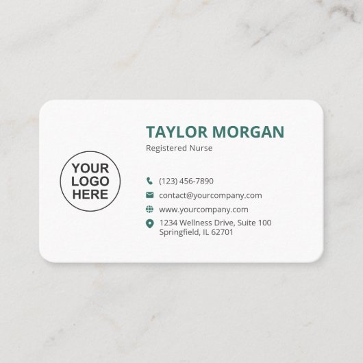 Aangepast Visitekaartje voor thuiszorg (Voorkant)