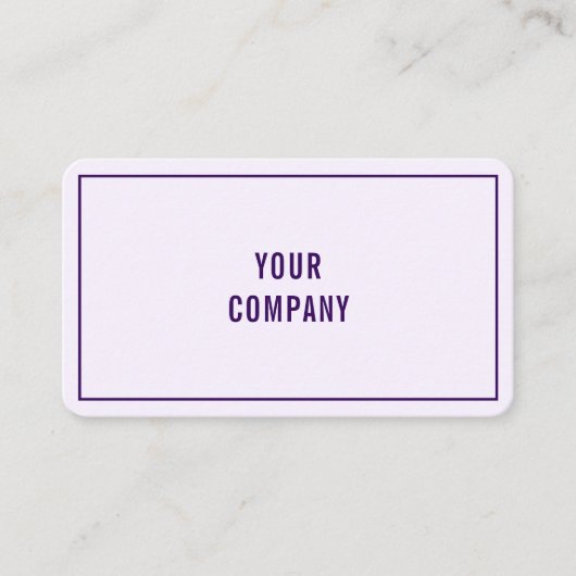 Aangepast Visitekaartje voor uw kleuren en lettert (Voorkant)