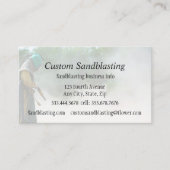 Aangepast Visitekaartje voor zandspiering van bedr (Voorkant)