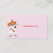 Aangepast Visitekaartje zurenroze (Achterkant)