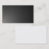 aangepast visitekaartje zwarte koolstofvezel (Voorkant / Achterkant)