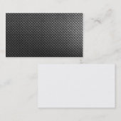 aangepast visitekaartje zwarte koolstofvezel (Voorkant / Achterkant)