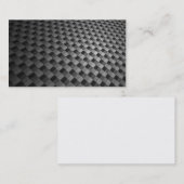 aangepast visitekaartje zwarte koolstofvezel (Voorkant / Achterkant)