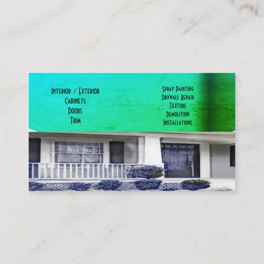 Aangepast Visitekaartjes ontwerp (Achterkant)