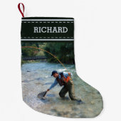 Aangepast vissersvaartuig voor de visserij op pers kleine kerstsok (Voorkant)