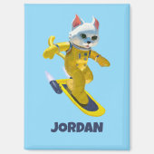 Aangepast Vliegend Skateboard Magneet (Voorkant)