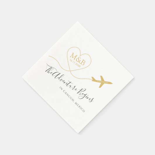 Aangepast vliegtuig Vrijgezellenfeest bestemming Servet (Hoek)